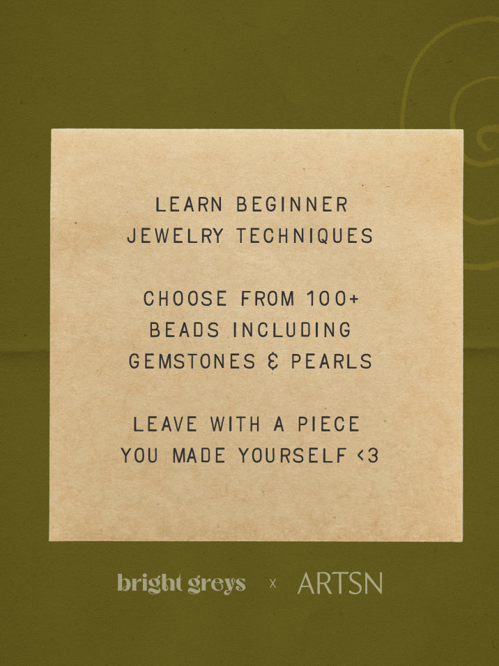 9/13 - Necklace Making Workshop | ARTSN LA (Redondo Beach)
